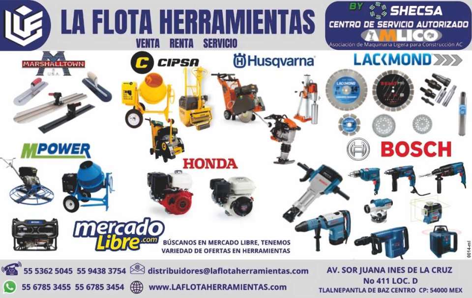 La Flota Herramientas. Te invita al evento EXPO CIHAC DEL 9 AL 11 DE OCTUBRE CENTRO CITIBANAMEX, CDMX VISITANOS EN EL AREA A STAND A013. Revolvedoras, Rodillos Vibratorios, Torres de Iluminacion, La Flota Herramientas. Te invita al evento EXPO CIHAC DEL 9 AL 11 DE OCTUBRE CENTRO CITIBANAMEX, CDMX VISITANOS EN EL AREA A STAND A013. Revolvedoras, Rodillos Vibratorios, Torres de Iluminacion,