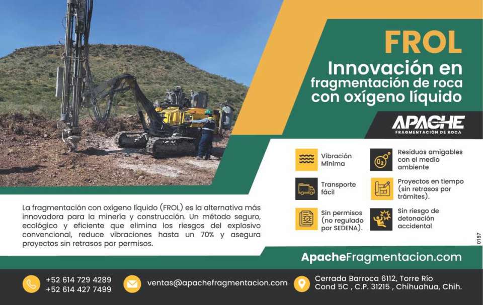 Fragmentacion con oxigeno liquido es la alternativa mas innovadora para la mineria y construccion, un metodo seguro, ecologico y eficiente