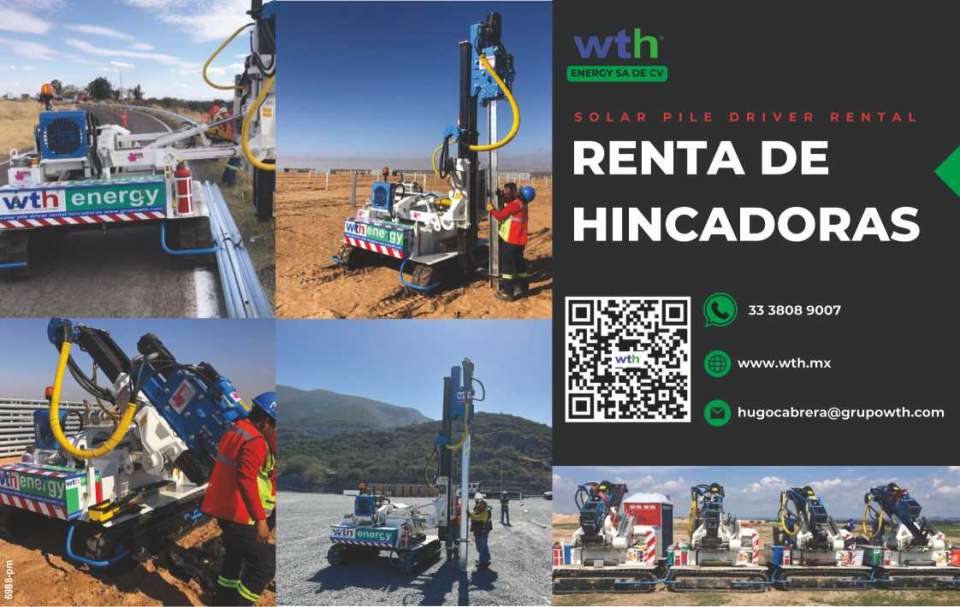 Contamos con Hincadoras de Tecnologia de Punta con presencia en toda la Republica Mexicana.